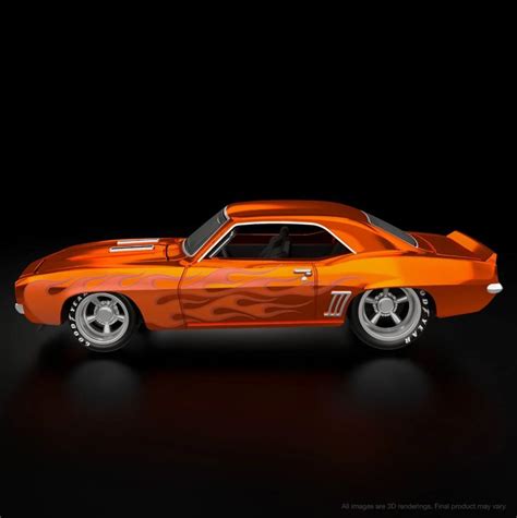 Hot Wheels RLC Exclusive 69 Chevy Camaro SS Coming Up Ghost Flames For The Win Autoevolution