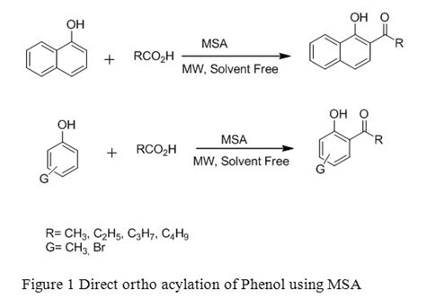 Methane Sulphonic Acid is Green Catalyst in Organic Synthesis ...