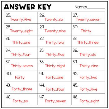 Numbers in Word Form | Math Task Cards by Hamna Shahid | TPT