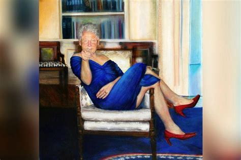 Epstein had painting of Bill Clinton in blue dress | Turbo Diesel Register