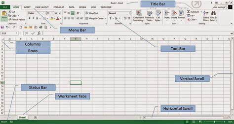 Bagian Bagian Tabel Di Excel Imagesee