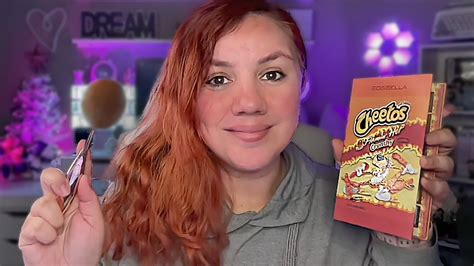 ASMR Te MAQUILLO Con Paleta De Cheetos FLAMIN HOT Roleplay Para DORMIR YouTube