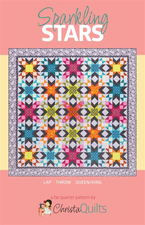 Sparkling Stars Paper Quilt Pattern By Christa Watson Cq133 Christa