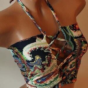 Spandex Bandeau Bikini Women Swimwear Strapless Lace Up Swimsuit Festival Top Beach Fashion