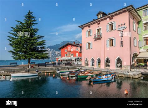 Torbole Lake Garda Trentino Italy Europe Stock Photo Alamy