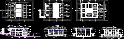 Water Treatment Plant Module Dwg Block For Autocad • Designs Cad