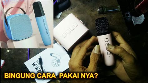 Cara Menggunakan Mix Speaker Mini Wireless Speaker And Microphone Youtube