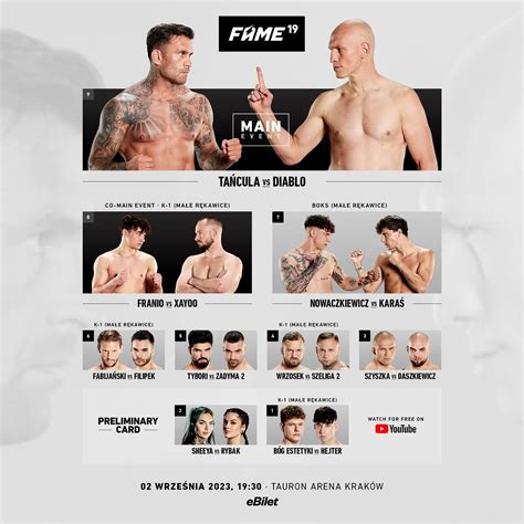 Fame MMA 19 Karta Walk Kto Walczy Na Gali 02 09 2023