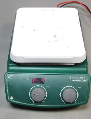 WORKING IKA C MAG HS 7 3581201 IKAMAG Hot Plate Magnetic Stirrer Ceramic Heating EBay