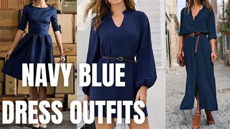 Arriba 39+ imagen navy blue dress outfit ideas - Abzlocal.mx