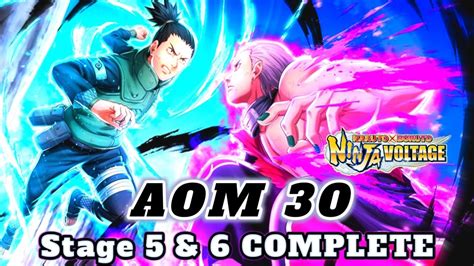 AOM 30 Fortress Giant Boss Stage 5 6 COMPLETE Naruto X Boruto