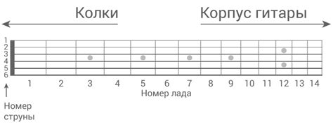 Схема струн на электрогитаре - New Style Sound