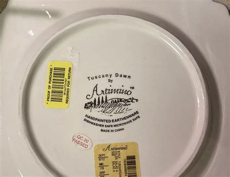 TUSCANY DAWN BY ARTIMINO 8.5 INCH DESSERT SALAD PLATE BLUE ITALY | eBay