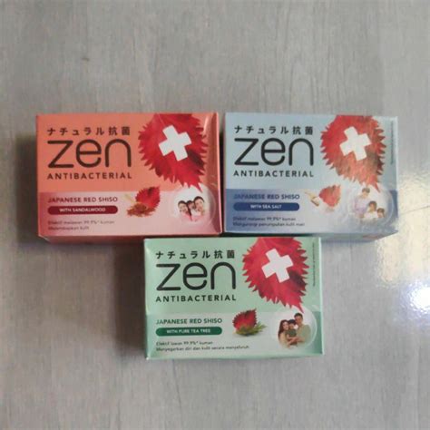 Jual Zen Sabun Mandi Batang Pcs G Antibacterial Body Soap Batangan