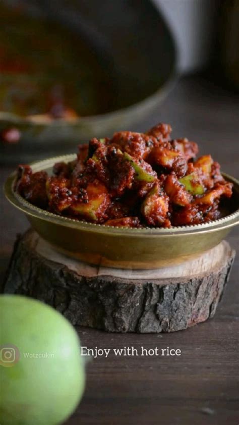 Instant Mango Pickle / South Indian Style Mango Achar