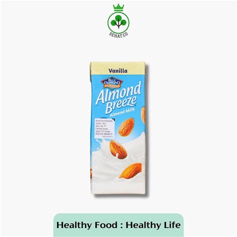 Jual Almond Breeze Almond Milk Vanilla 180 Ml Shopee Indonesia