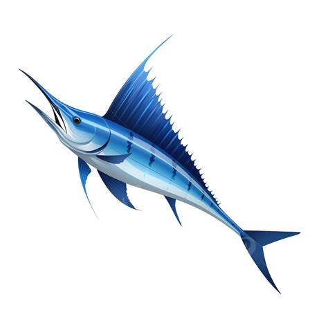 Blue Marlin Jumping Blue Marlin Marlin Swordfish Png Transparent