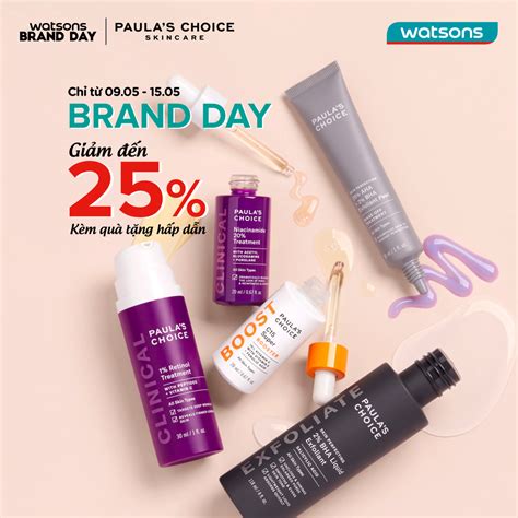 PAULA S CHOICE VIETNAM BRAND DAY GET DISCOUNT UP TO 25 NGÀY HỘI