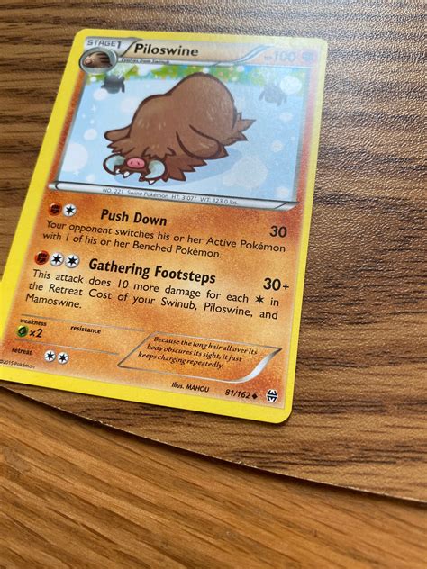 Piloswine Card