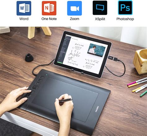 HUION H610 Pro V2 Tablet de dibujo gráfico compatible con Android con ...