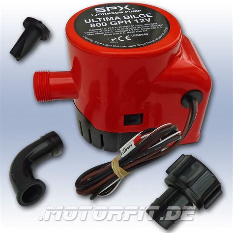 Johnson Pump Ultima Bilge Bilgepumpe Gph Motorfit De