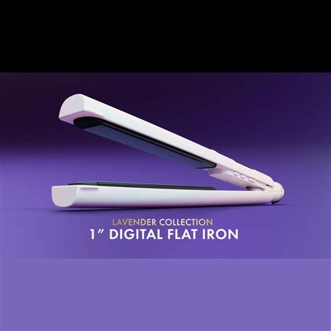 Hot Tools Pro Signature Collection With Led Display Flat Iron Lavender Hot Tools