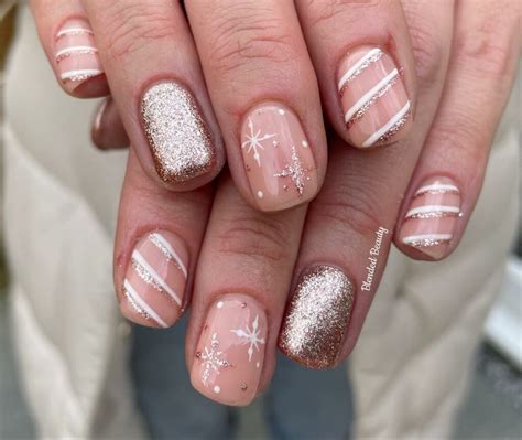 Nude Christmas Nails Styles To Try This Festive Season Nail Designs Daily
