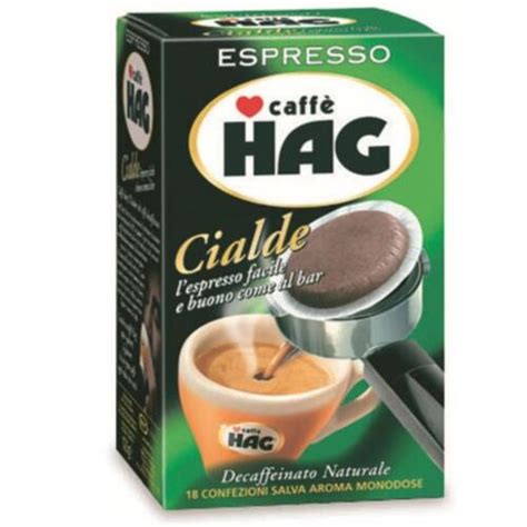 Cialde Caffe Hag Decaffeinato Dek Espresso Monodose Filtro Carta