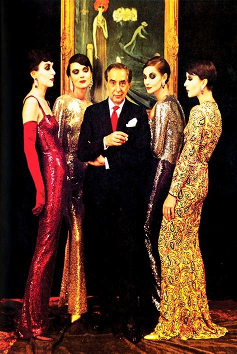 Norman Norrell With His Mannequin S Dressed In Van Dongen Inspired