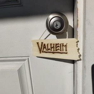 Valheim Sign - Etsy