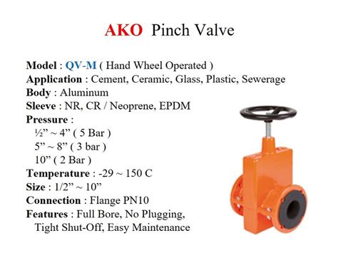 Pinch Valves Gamako Ekakarsa Product Gamako Ekakarsa