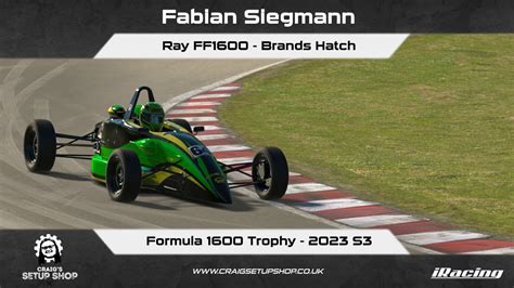 Iracing S Ray Ff Formula Trophy Brands Hatch Fs