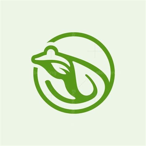 Frog Leaf Logo Leaf Logo Logo Frog