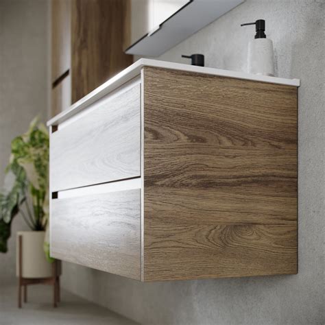 Тумба с раковиной Sancos Libra 120 см дуб чарльстон купить в магазине ...