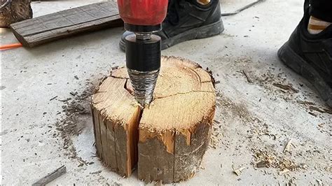 Firewood Log Screw Splitter Drill Bit Review Forestry Reviews