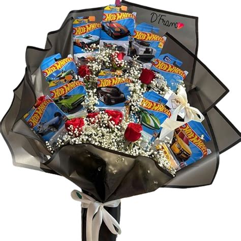 Ramo De Rosas Y Carritos Hot Wheels A Domicilio En Cali