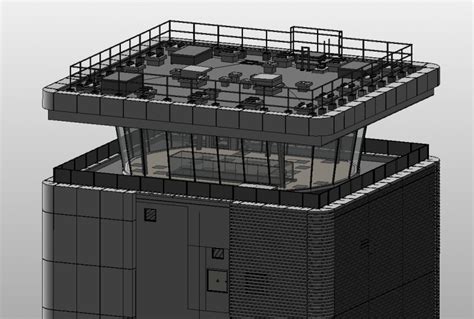 3D model of an Airport Control Tower by Jose Mari Donaire | Truelancer