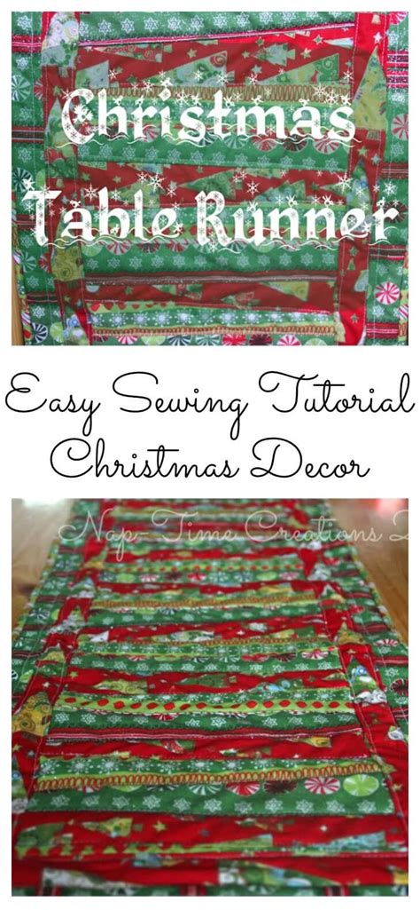 Christmas Table Runner Sewing Tutorial Life Sew Savory