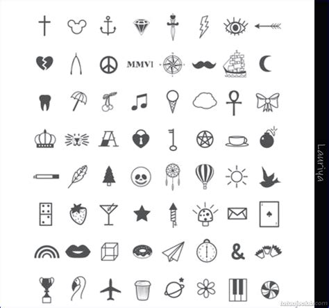 Dibujos para pequeños tatuajes – encontrar diseños de tatuajes pequeños