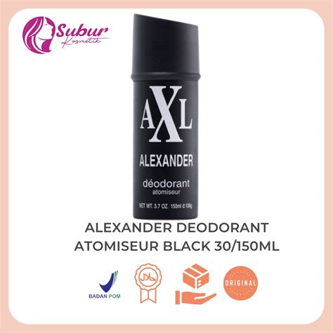 Jual Axl Alexander Deodorant Atomiseur Black Ml Ml Pengiriman