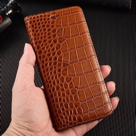 Funda con tapa de piel auténtica para Xiaomi Redmi Note 10 carcasa con