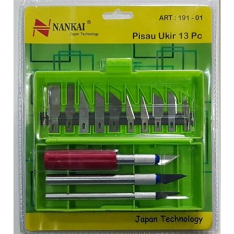 Jual Pisau Ukir Pahat Kayu Set Hobby Knife Set 13 Pcs Jakmall