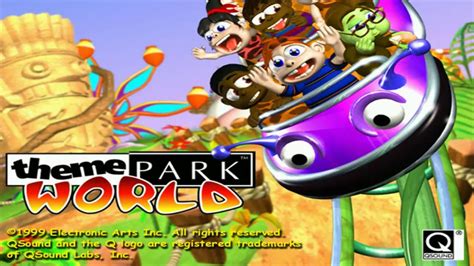 sim theme park pc game   full version