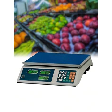 Balança Digital Para Comércio - Balança Digital para Cozinha e Comércio com Capacidade de 40Kg, Display ...