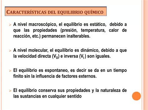 Clase De Equilibrio Quimico Ppt