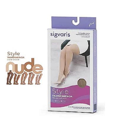 Meia Cal A Sigvaris Mmhg Ever Sheer Nude Vanila Meias Express Meias De Compress O