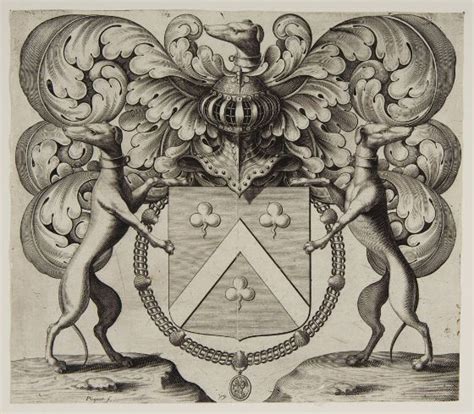 Coat Of Arms With Two Dogs Harvard Art Museums Greyhound Tattoo