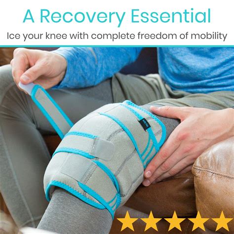 Mua Vive Knee Ice Pack Wrap Cold Hot Gel Compression Brace Heat Support Strap For