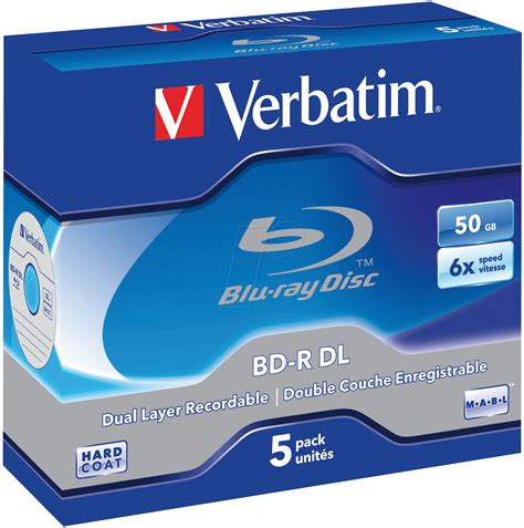 BD-R50 VER 5: BD-R DL, 50GB, 5er Pack bei reichelt elektronik