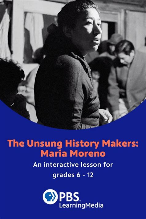The Unsung History Makers: Maria Moreno | PBS LearningMedia ...